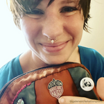 Load image into Gallery viewer, Abortion Bans Are Nuts Enamel Pin