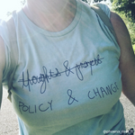 Load image into Gallery viewer, Policy & Change Unisex Tee - Dusty Blue