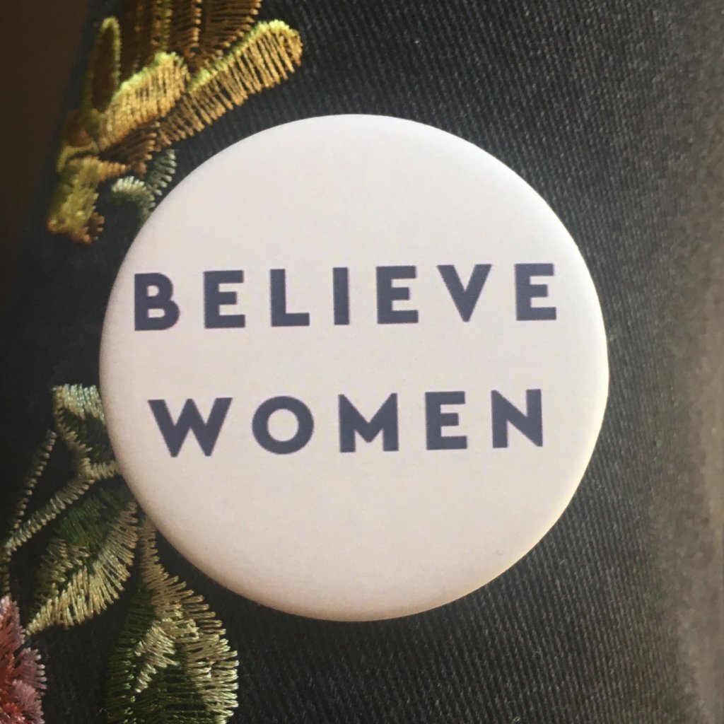 Believe Women Button