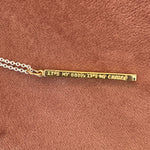 Load image into Gallery viewer, My Body My Choice Bar Necklace