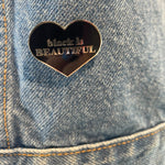Load image into Gallery viewer, Black Is Beautiful Enamel Pin