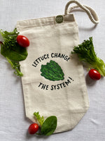 Load image into Gallery viewer, Lettuce Change The System Lunch Sack
