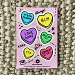 Load image into Gallery viewer, Candy Hearts Sticker Sheet