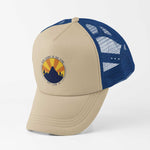 Load image into Gallery viewer, Photo of the "Our Home Is On Fire" Trucker Cap.