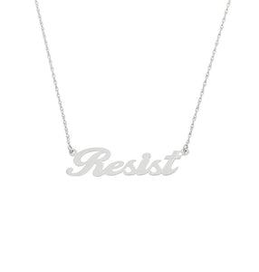 Resist Necklace