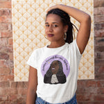 Load image into Gallery viewer, Person wearing the Justice KBJ Unisex Tee.