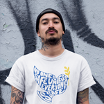 Load image into Gallery viewer, Person wearing Limited No One Is Safe Unless Everyone Is Safe tee.