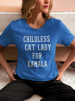 Load image into Gallery viewer, Childless Cat Lady for Kamala Unisex Tee
