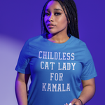 Load image into Gallery viewer, Childless Cat Lady for Kamala Unisex Tee
