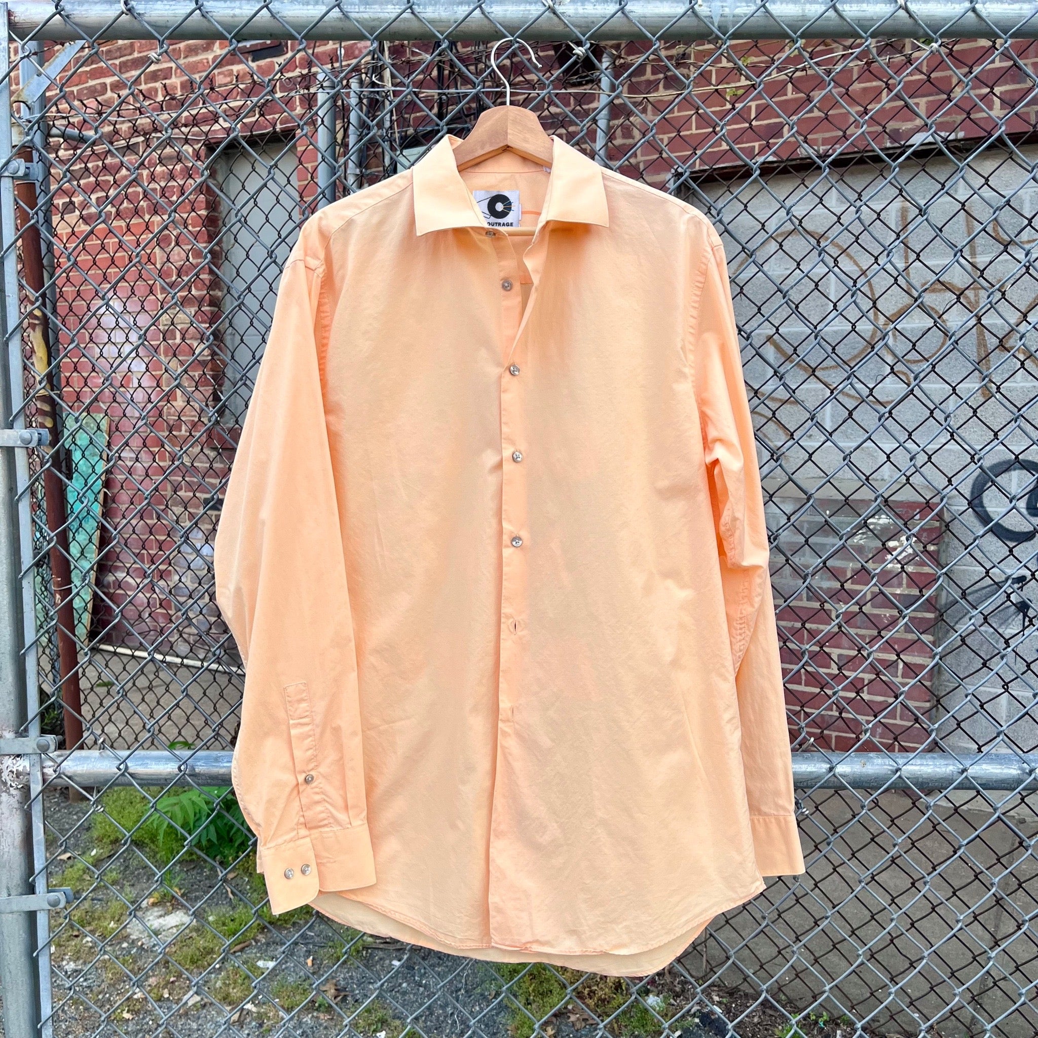 Orange Ban Guns Not Drag Upcycled Button Down