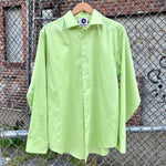 Load image into Gallery viewer, Green Ban Guns Not Drag Upcycled Button Down
