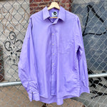 Load image into Gallery viewer, Cool Tones Ban Guns Not Drag Upcycled Button Down
