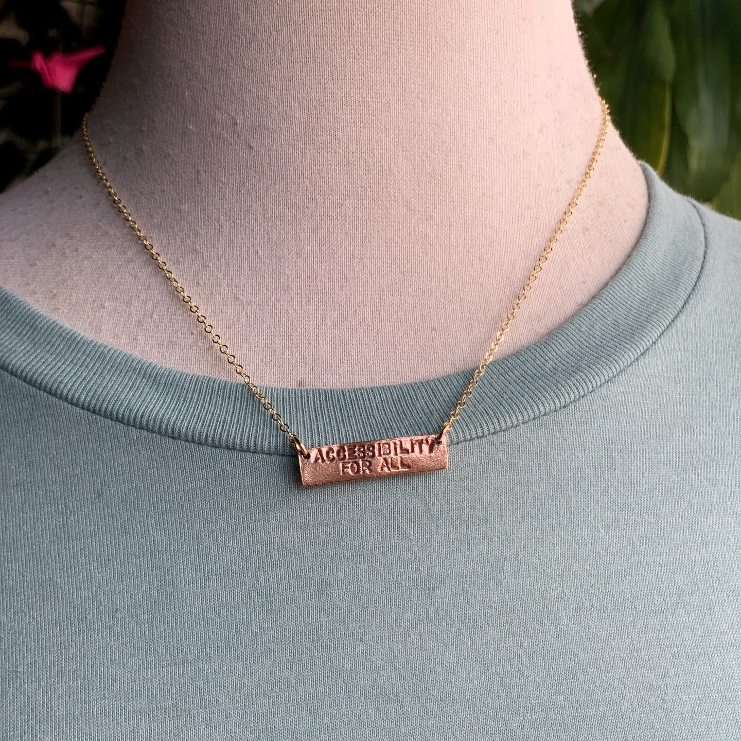 Accessibility for All necklace