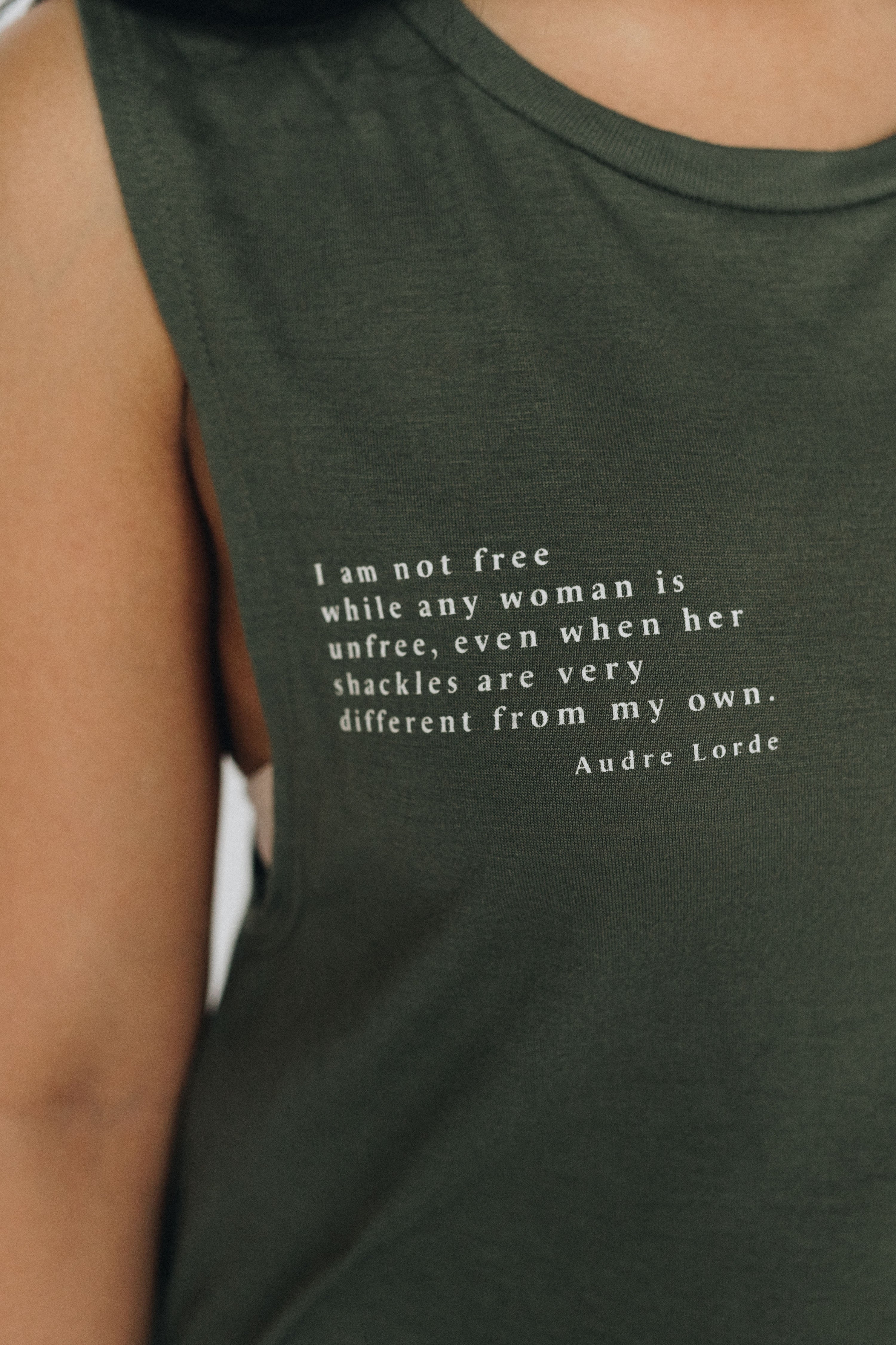 Audre Lorde Quote Tank