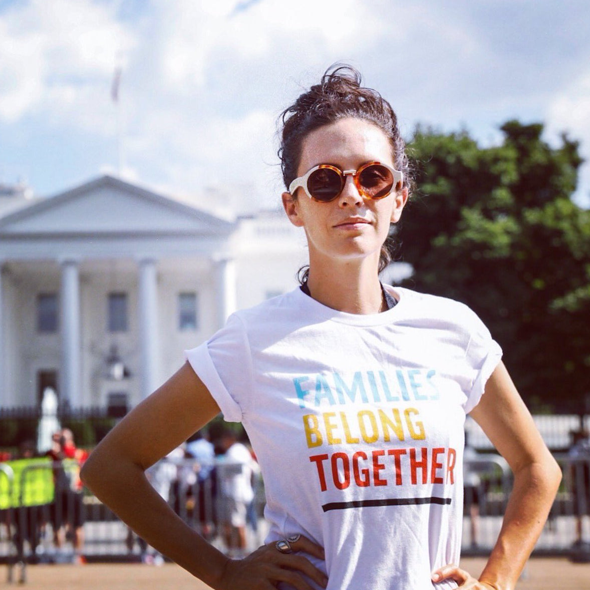 Families Belong Together White Tee