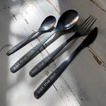 Load image into Gallery viewer, Eat The Rich Silverware Set
