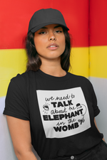 Load image into Gallery viewer, Person wearing Elephant in the Womb tee

