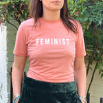 Load image into Gallery viewer, Coral Feminist Unisex Tee
