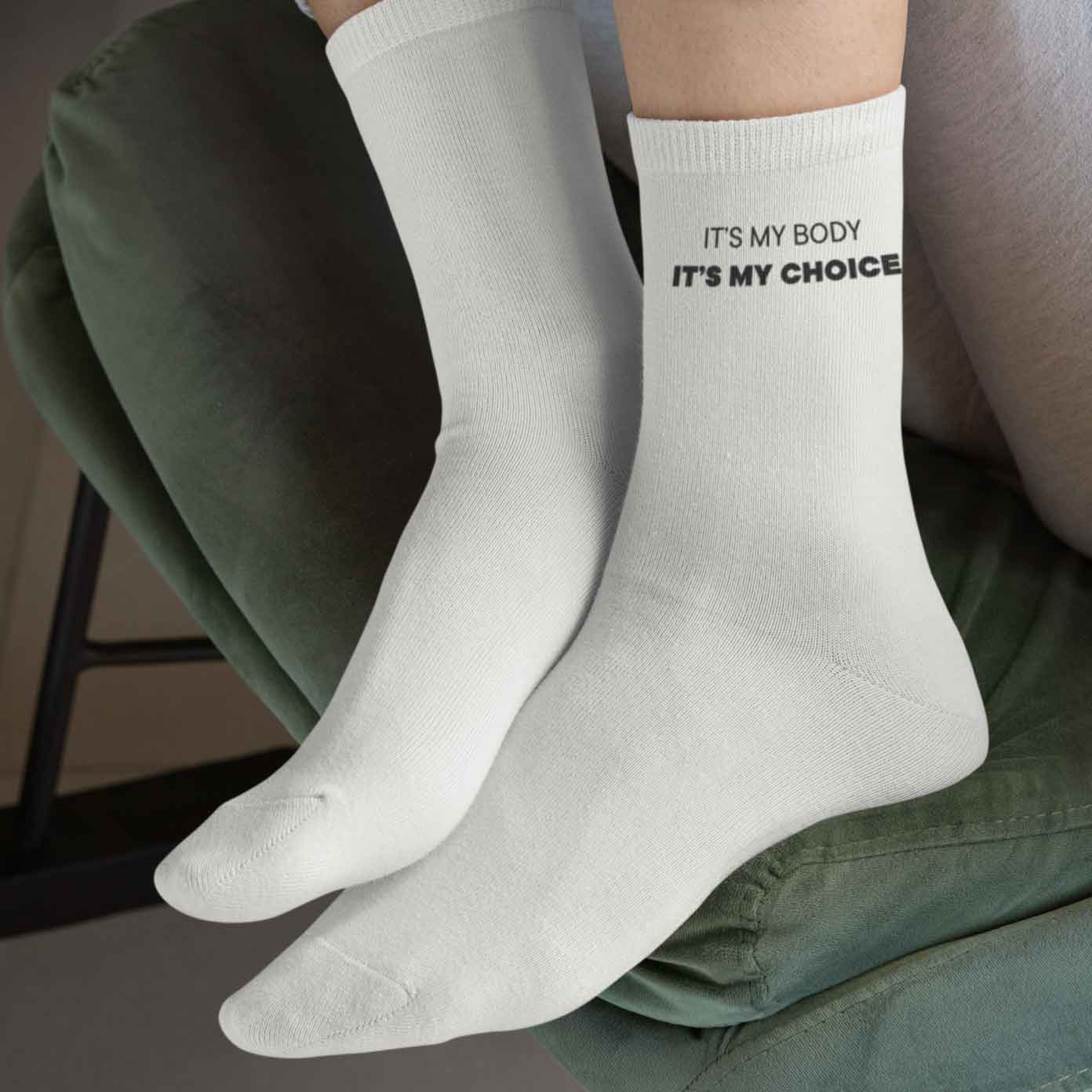 Photo of It's My Body It's My Choice Socks.