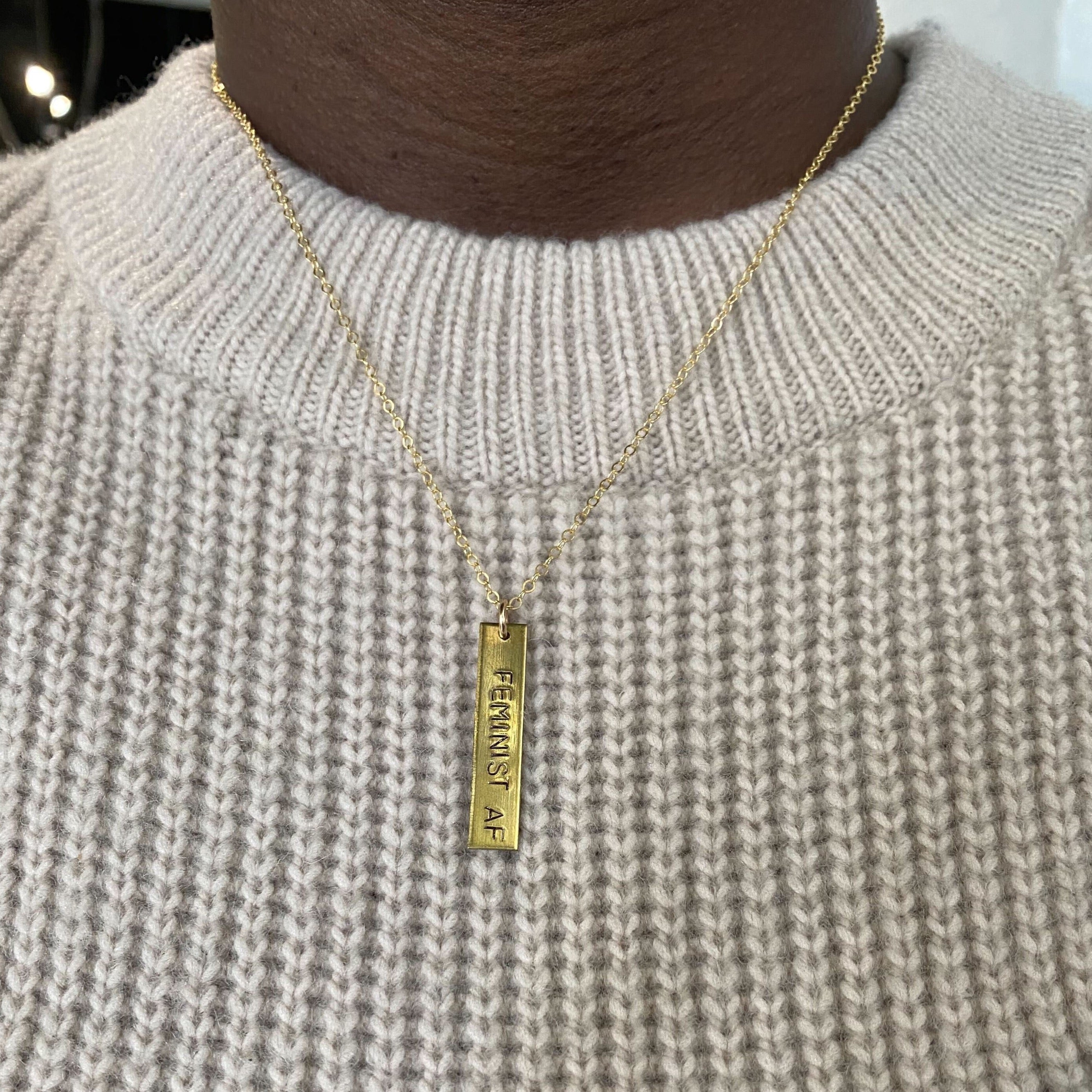 Feminist AF Necklace