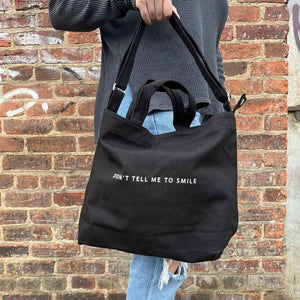 Don't Tell Me To Smile Duck Bag