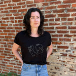Load image into Gallery viewer, Hanging Out V-Neck Flowy Tee
