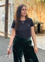 Load image into Gallery viewer, White Supremacy Is Terrorism Distressed Fitted Tee

