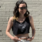 Load image into Gallery viewer, Person wearing the Faces Flowy Tank
