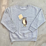 Load image into Gallery viewer, Hoo&#39;s Ready To Vote Kids Crewneck sweatshirt
