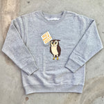 Load image into Gallery viewer, Hoo&#39;s Ready To Vote Toddler Crewneck sweatshirt
