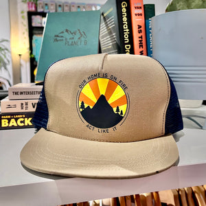 Our Home Is On Fire Trucker Cap