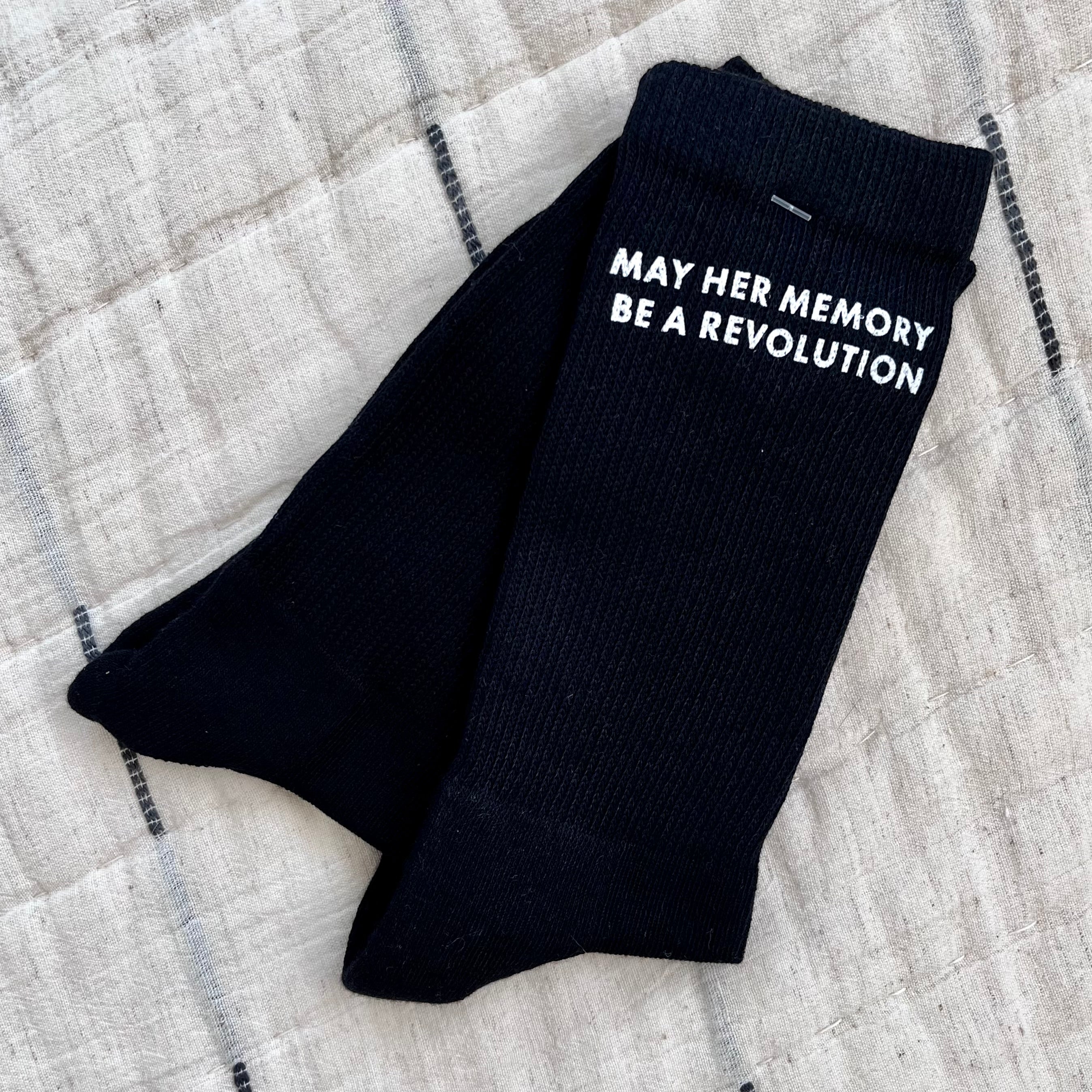 May Her Memory Be A Revolution Socks