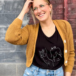 Load image into Gallery viewer, Hanging Out V-Neck Flowy Tee
