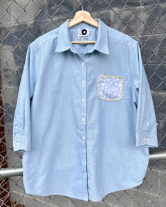 We Can Do Hard Things Hand Painted Button Down