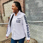 Load image into Gallery viewer, Respect And Protect Black Women Hand Painted Button Down

