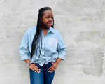 Load image into Gallery viewer, We Can Do Hard Things Hand Painted Button Down
