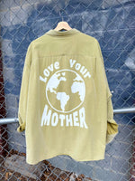 Load image into Gallery viewer, Love Your Mother Hand Painted Button Down
