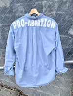 Load image into Gallery viewer, Pro-Abortion Hand Painted Button Down
