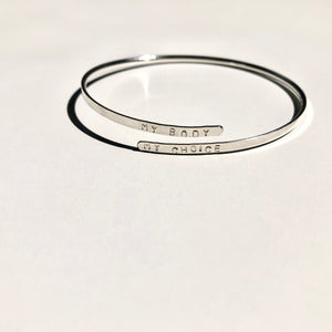 My Body My Choice Wrap Bracelet