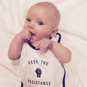 Feed The Resistance Infant Bib