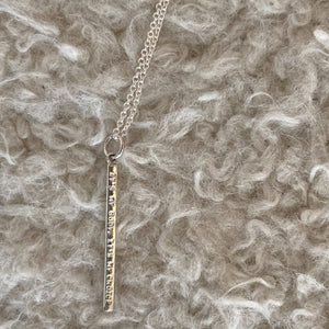 My Body My Choice Bar Necklace