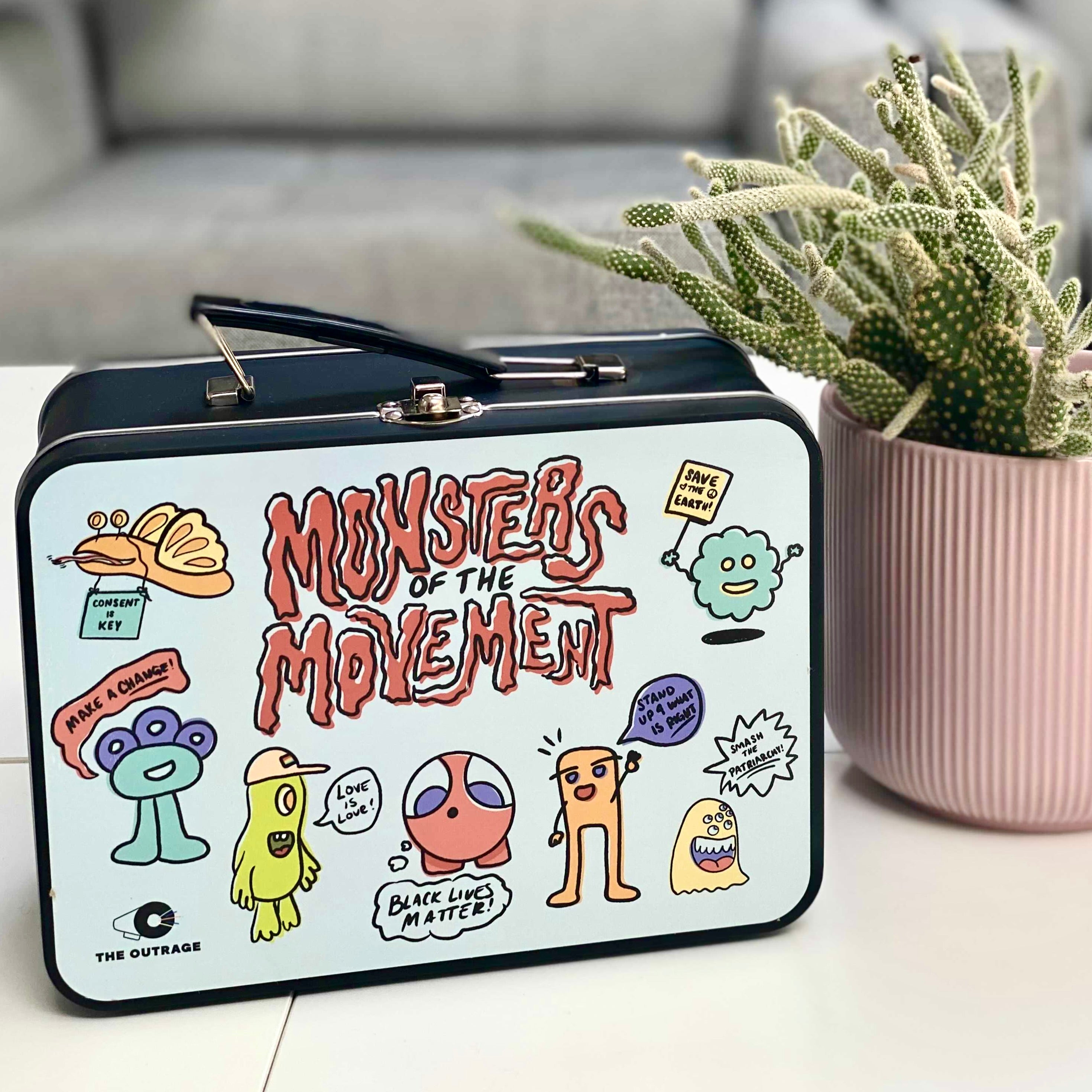 Monsters Of The Movement Retro Lunch Box