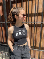 Load image into Gallery viewer, Plank Like RBG Crop Top

