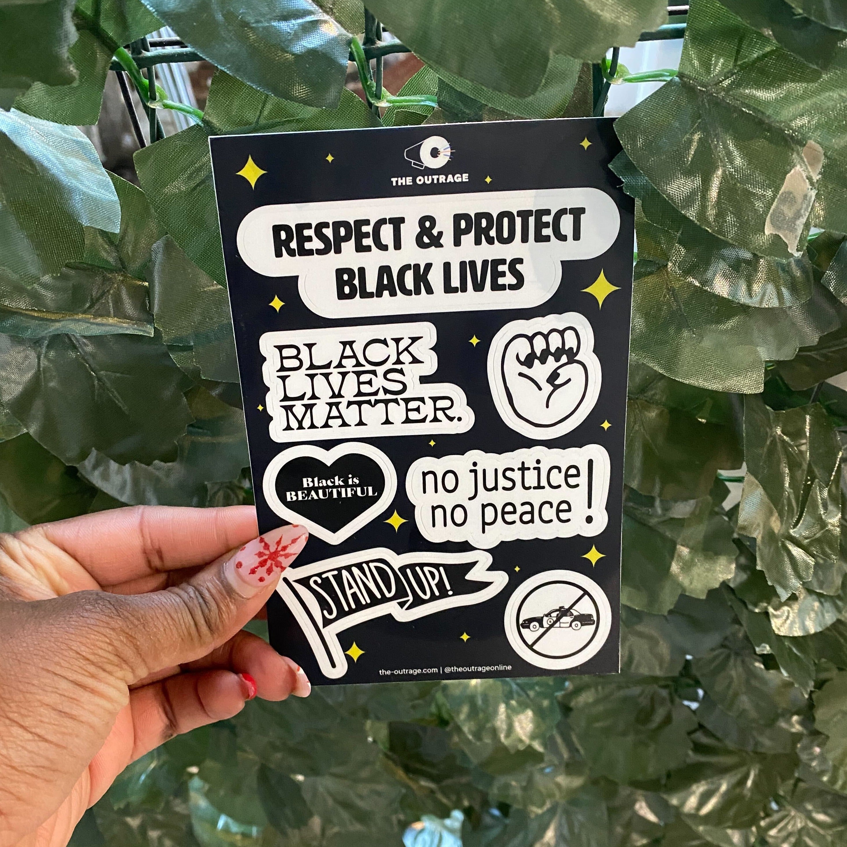 Black Lives Matter Sticker Sheet