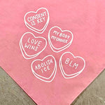 Load image into Gallery viewer, Candy Hearts Dog Bandana
