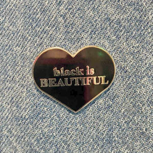 Black Is Beautiful Enamel Pin