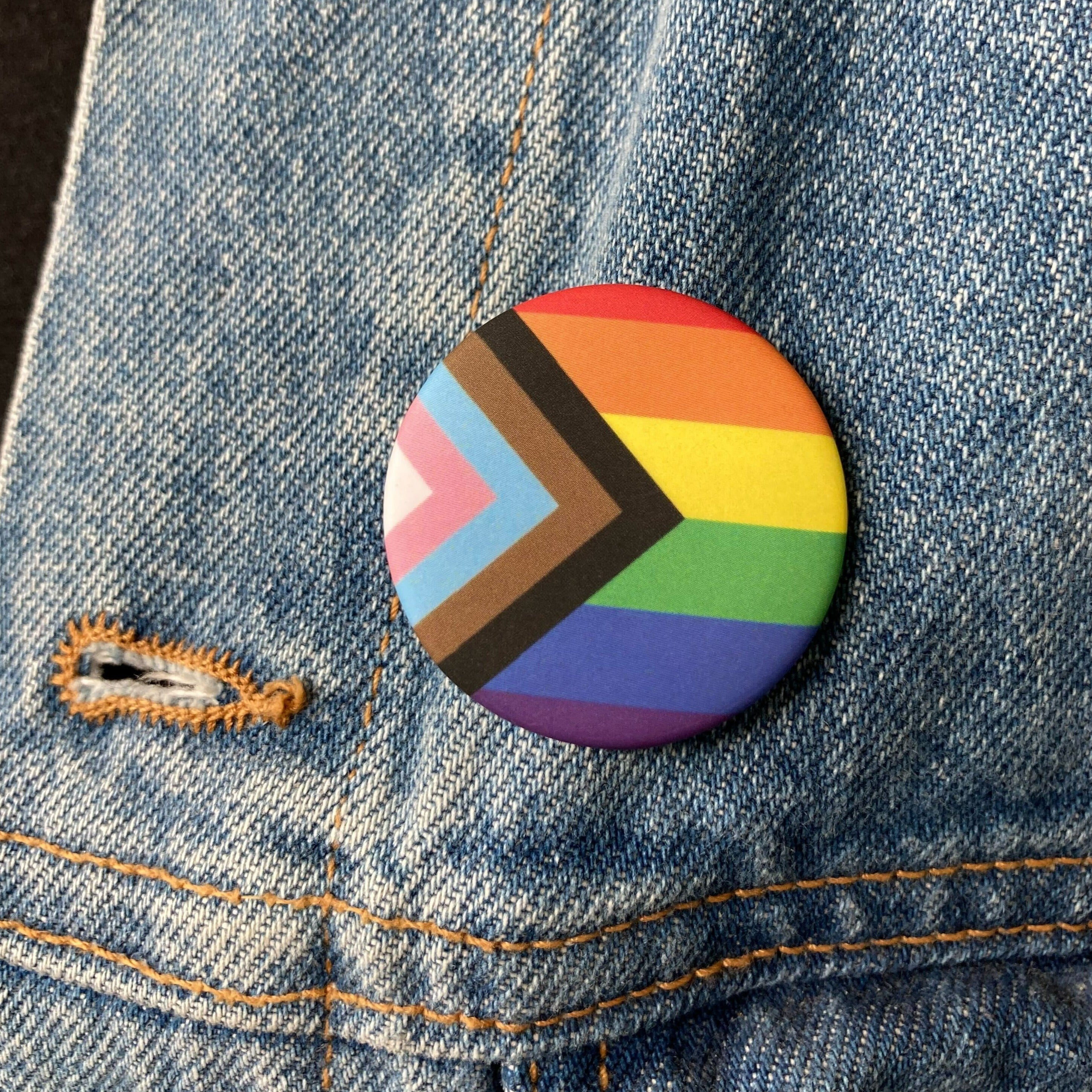 Progress Pride Button