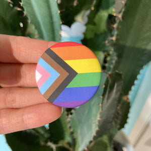 Progress Pride Button