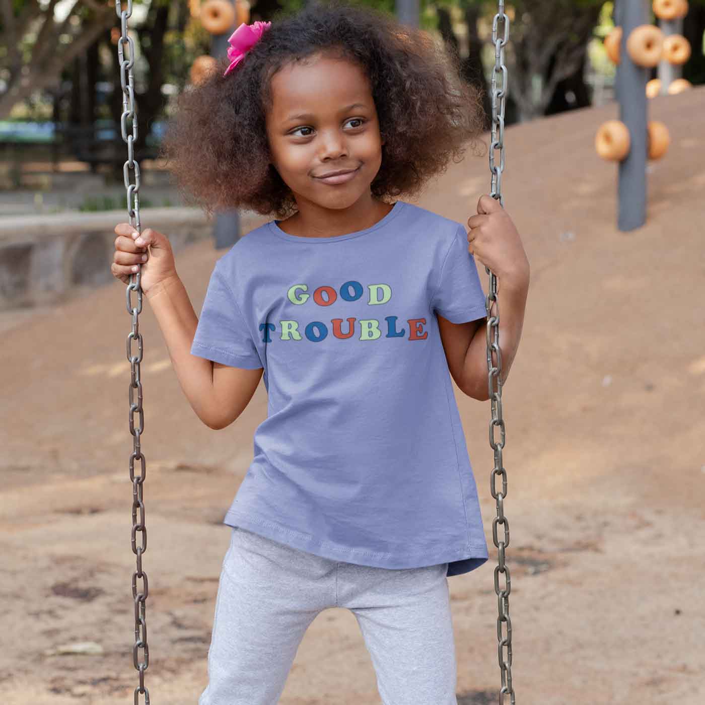 good trouble kids tee