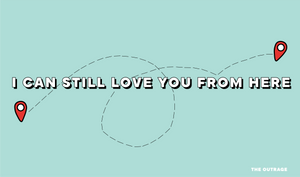 I Can Still Love You From Here Postcard